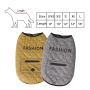 Manufacturer wholesale custom logo yellow grey dog winter vest