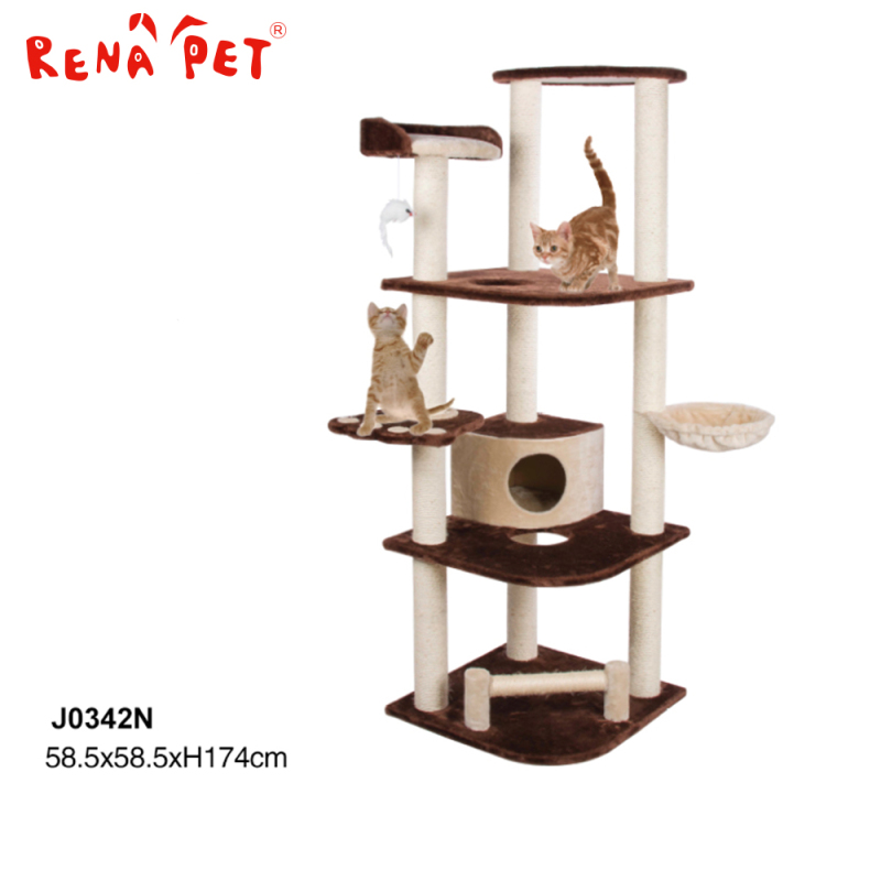 Reliable Quality rena pet products condo tree simple cat trees house