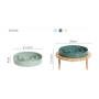 Manufacturer wholesale luxury slow feeder cat dog bowl ceramic material