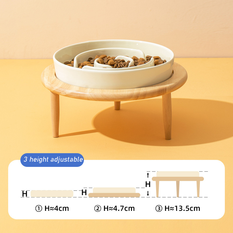 Manufacturer wholesale luxury slow feeder cat dog bowl ceramic material