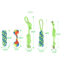Manufacturer wholesale chew 7 pack 9 pack dog rope toys set