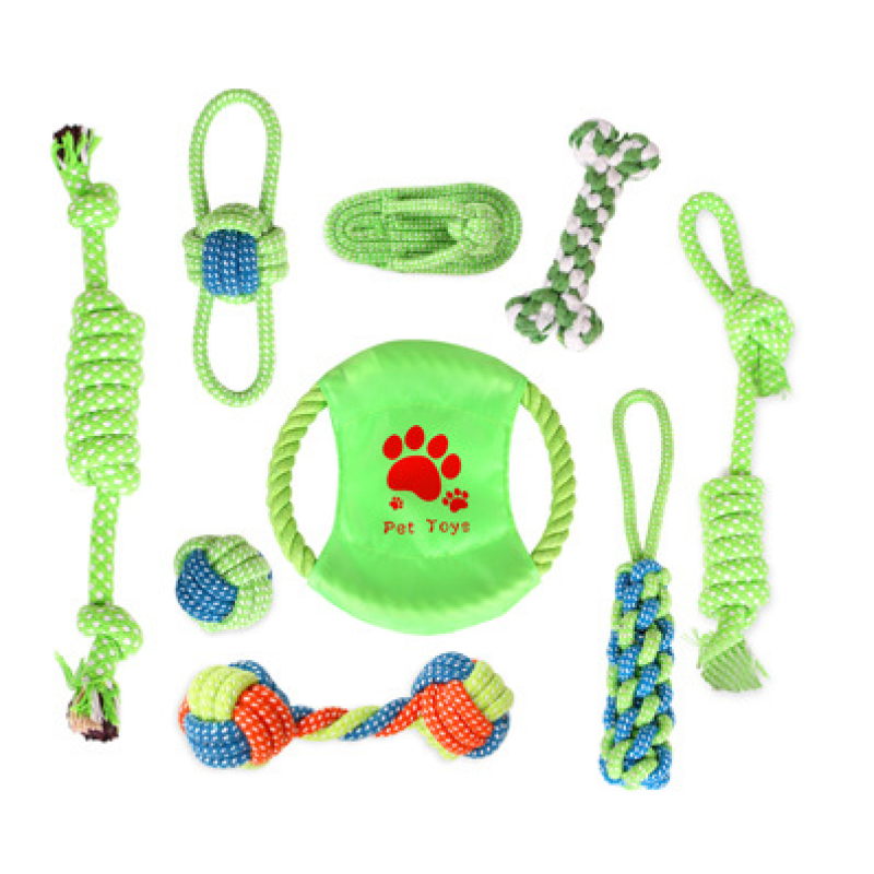 Manufacturer wholesale chew 7 pack 9 pack dog rope toys set