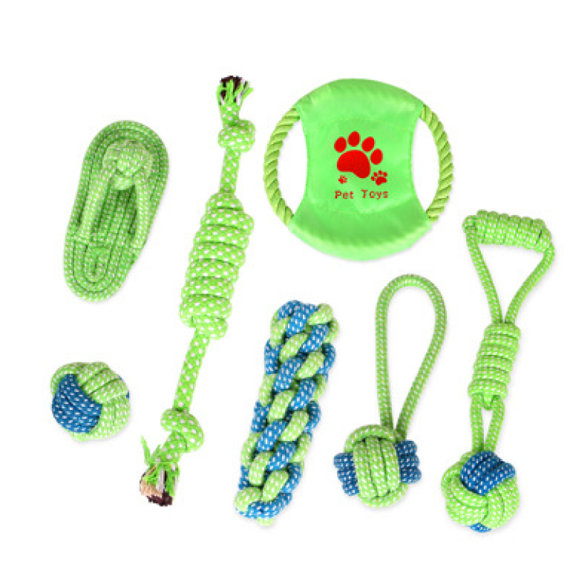 Manufacturer wholesale chew 7 pack 9 pack dog rope toys set
