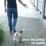 Manufacturer wholesale portable automatic dog leash with retractable handle outdoor use