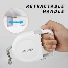 Manufacturer wholesale portable automatic dog leash with retractable handle outdoor use