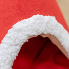 Manufacturer wholesale triangle design cat bed christmas