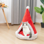 Manufacturer wholesale triangle design cat bed christmas