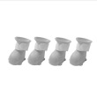 Grey-Four pieces in one pack