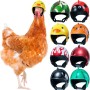 Wholesale Funny Chicken Bird Decoration Helmet Pet Costume Accessories Headgear Hat Cosplay Chicken Helmet