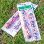 Manufacturer wholesale custom logo nylon pink flower dog collar and leash set