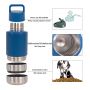 Wholesale Stainless Steel Travel Portable Detachable Dog Food Water Bottle