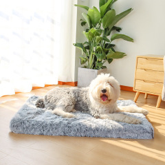 Manufacturer wholesale memory foam warm plush dog cushion bed