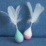 Wholesale Interactive Tumbler Design Cat Feather Toy