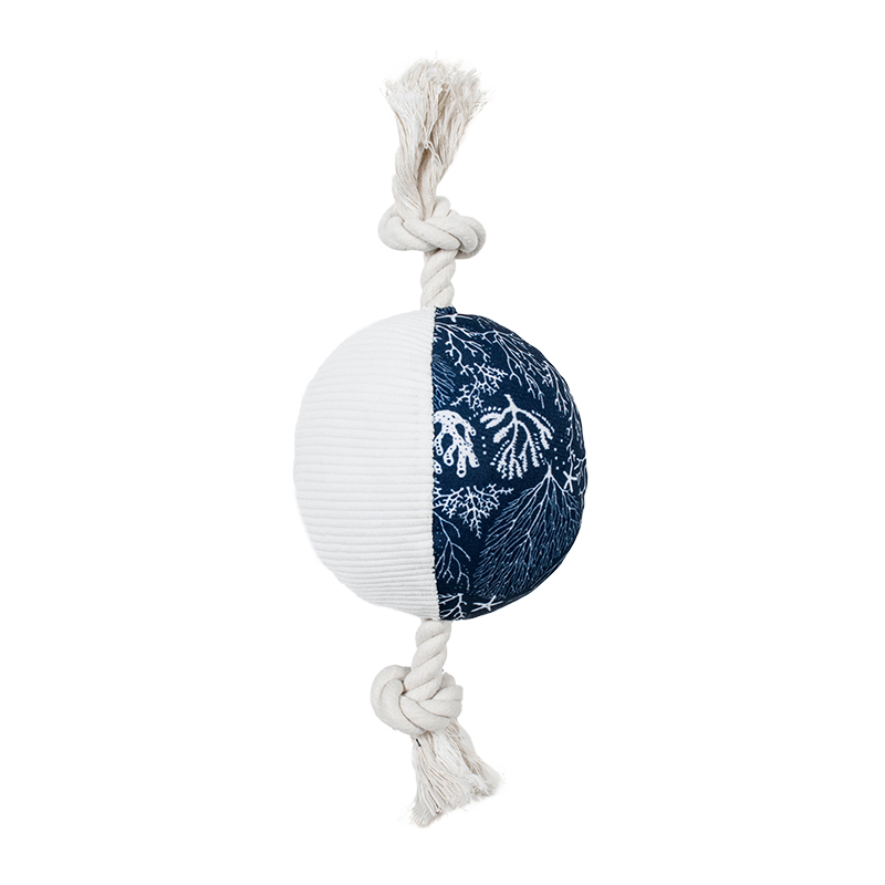 Manufacturer wholesale blue dog rope pp stuffed toys RPET eco-friendly  material
