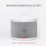 Manufacturer wholesale automatic battery filter drinking LED round cat water fountain