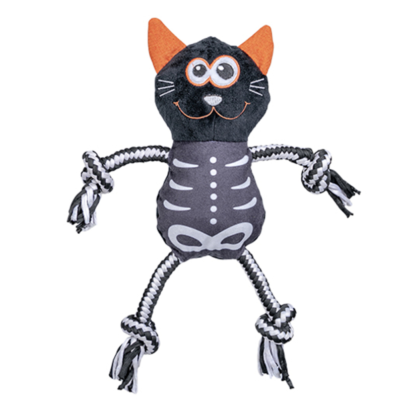 Manufacturer Wholesale Custom Logo Plush Rope Pet Product Dog Toys Halloween
