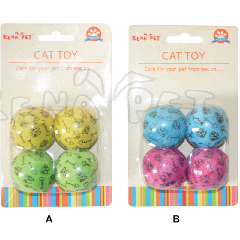 Promotional Wholesale Cheap Funny J0753 Cat ball toys