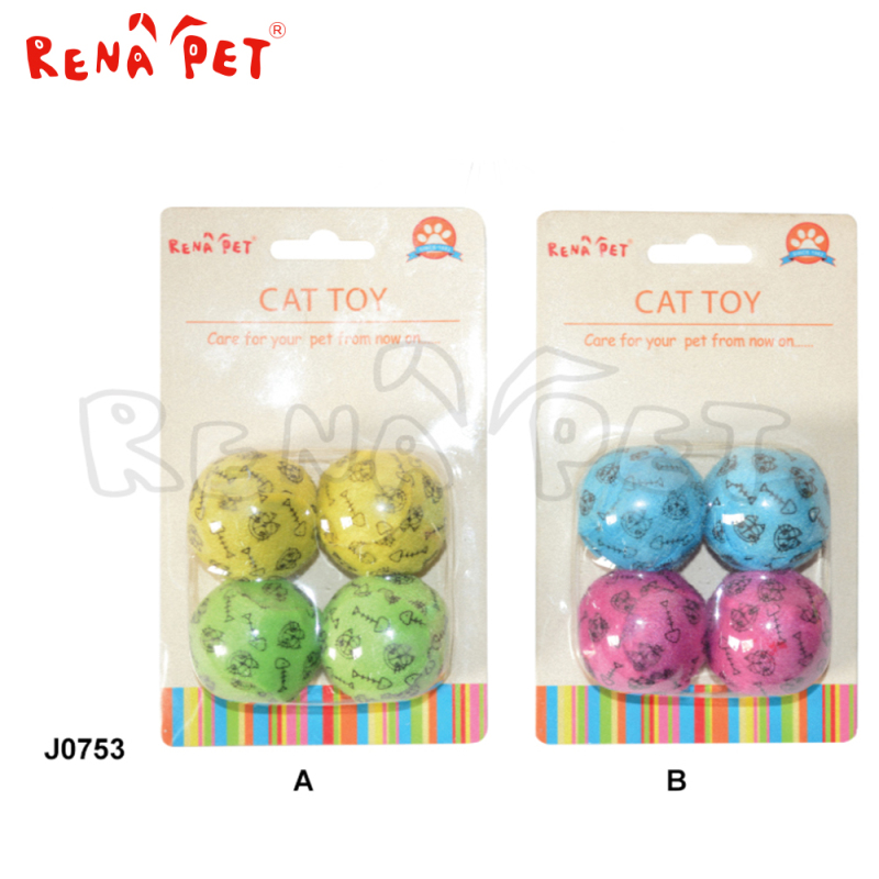 Promotional Wholesale Cheap Funny J0753 Cat ball toys