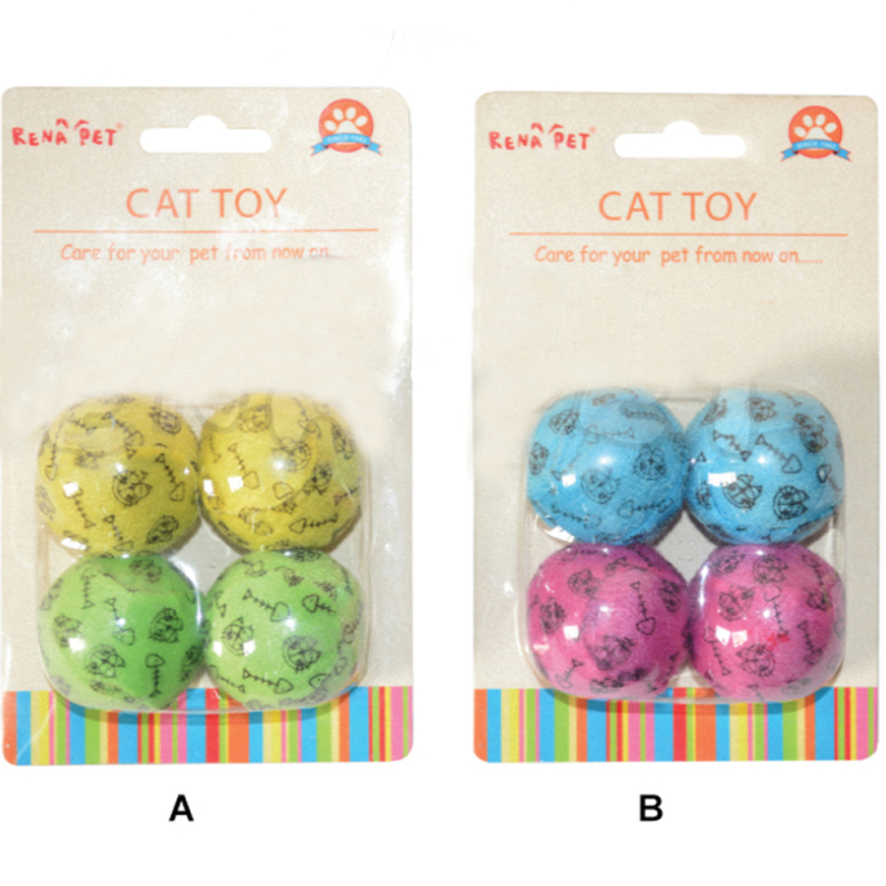 Promotional Wholesale Cheap Funny J0753 Cat ball toys