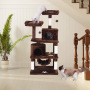 Manufacturer wholesale grey beige brown tower condo cat tree