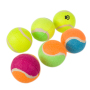 wholesale soft rubber tennis ball for dog red yellow