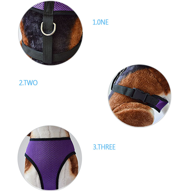 Manufacturer wholesale breathable multi-colors dog mesh cloth harness