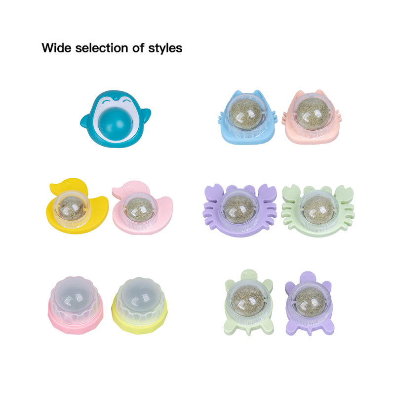 Wholesale Stick on the Wall Self Improvement Cat Catnip Toys