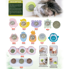 Wholesale Stick on the Wall Self Improvement Cat Catnip Toys