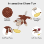 Wholesale Custom logo Cute Durable Chew Pet Product Dog Plush Toy