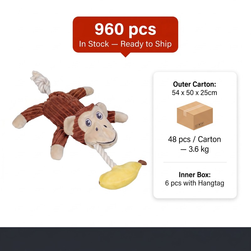 Wholesale Custom logo Cute Durable Chew Pet Product Dog Plush Toy