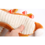 Manufacturer wholesale squeaky chew dog squirrel plush toy