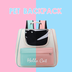 Manufacturer wholesale travel portable breathable backpack cheap cat carrier bag