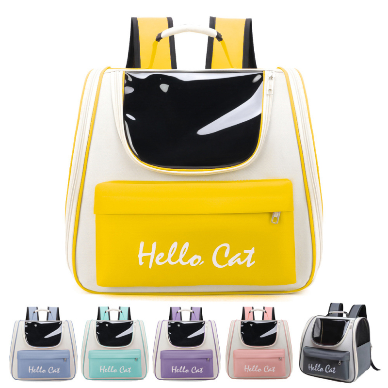 Manufacturer wholesale travel portable breathable backpack cheap cat carrier bag