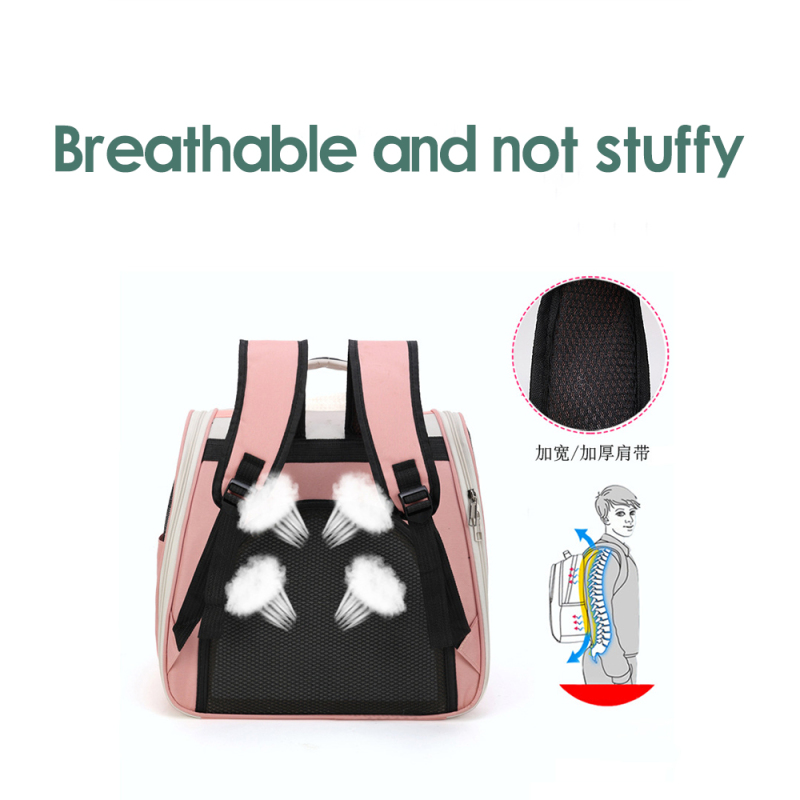 Manufacturer wholesale travel portable breathable backpack cheap cat carrier bag