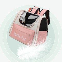 Manufacturer wholesale travel portable breathable backpack cheap cat carrier bag