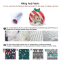 Manufacturer Wholesale Custom Logo Red Clothes Cat House Dog Bed Christmas