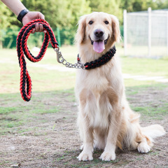 Wholesale Nylon Durable Large Dog Collar and Leash Set