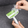 Manufacturer wholesale plush cloth head pet hair removal brush dual-purpose
