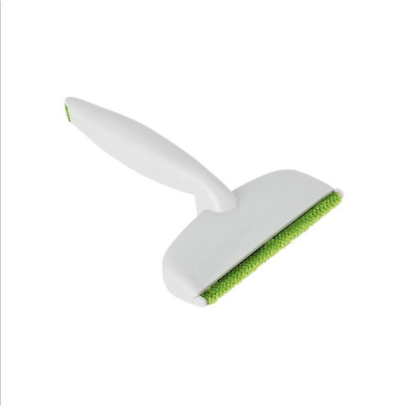 Manufacturer wholesale plush cloth head pet hair removal brush dual-purpose