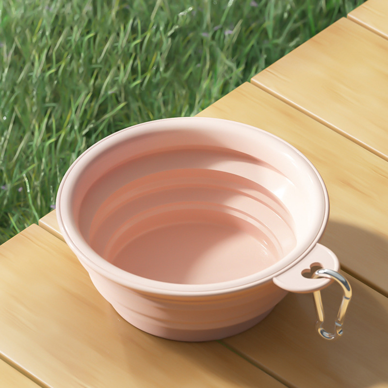 Wholesale TPE Portable Collapsible Pet Dog Bowl
