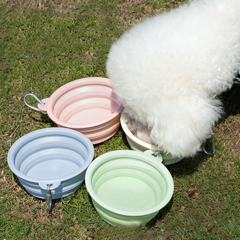 Wholesale TPE Portable Collapsible Pet Dog Bowl