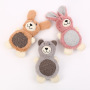 Manufacturer wholesale short plush bear rabbit dog chewing toy