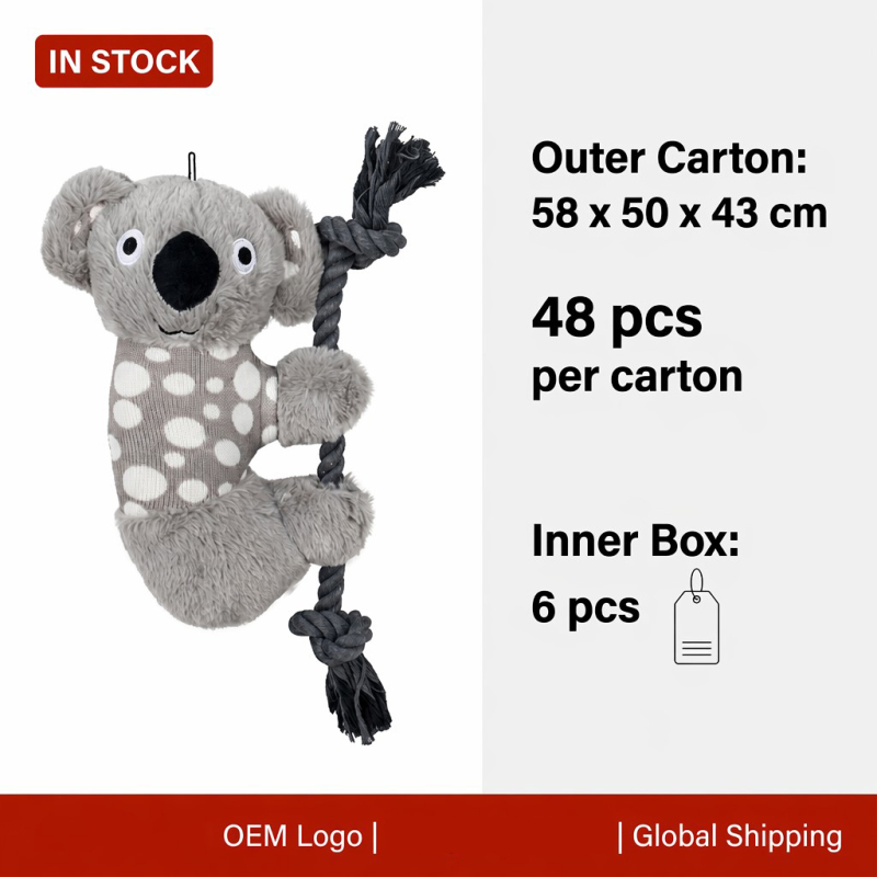 Wholesale Custom Logo Chew Plush Rope Pet Product Supplier Dog Toys