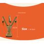 Manufacturer wholesale seaweed cat scratcher tree with carrot rope toys