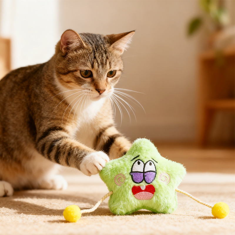 Wholesale Cute Catnip Cat Plush Toys
