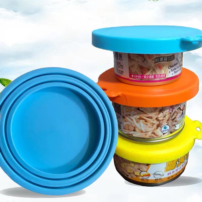 Wholesale Custom Logo Cover Spoon Pet Cat Food Can Lid