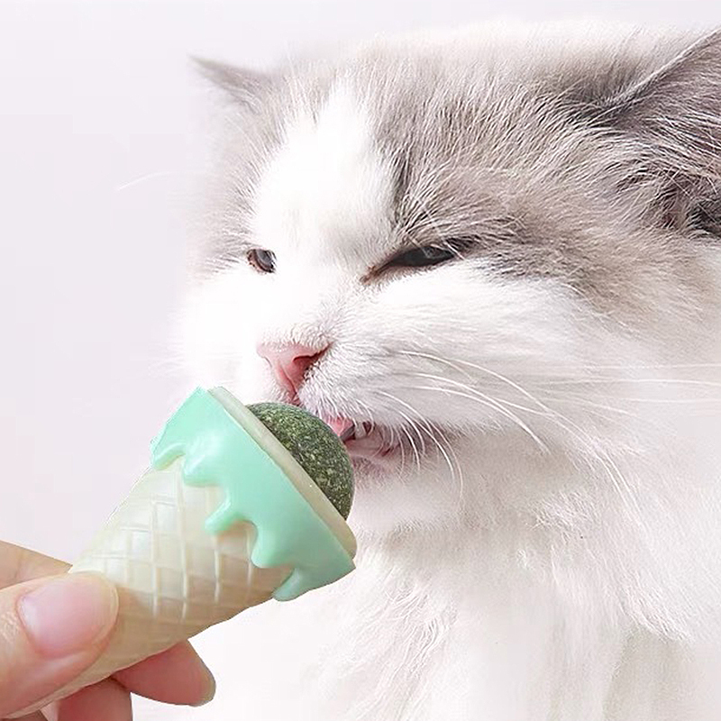 Manufacturer wholesale stick on the wall ice cream design cat catnip toys