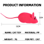 Wholesale Cute Design Squeaky Cat Mouse Toy