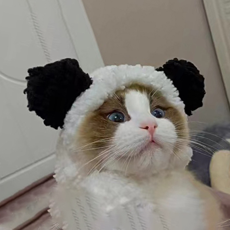 Manufacturer wholesale cute design plush small dog pet cat hat