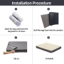 Wholesale Washable Memory Foam Pet Product Supplier Large Cat Dog Bed Orthopedic